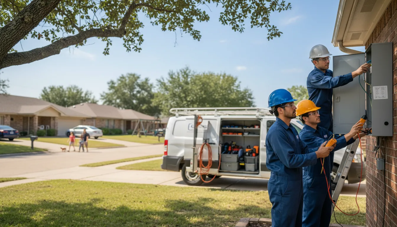 Certified electrician providing emergency electrical services in Archer, NE
